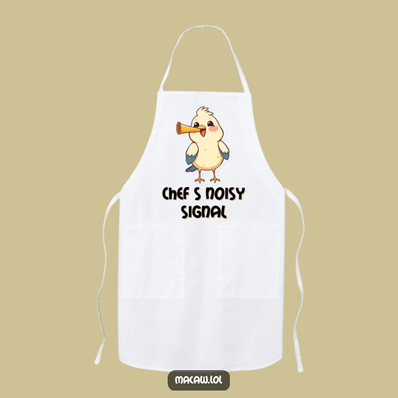 Funny Honking Bird Apron - Joyful Horn Chef Fun