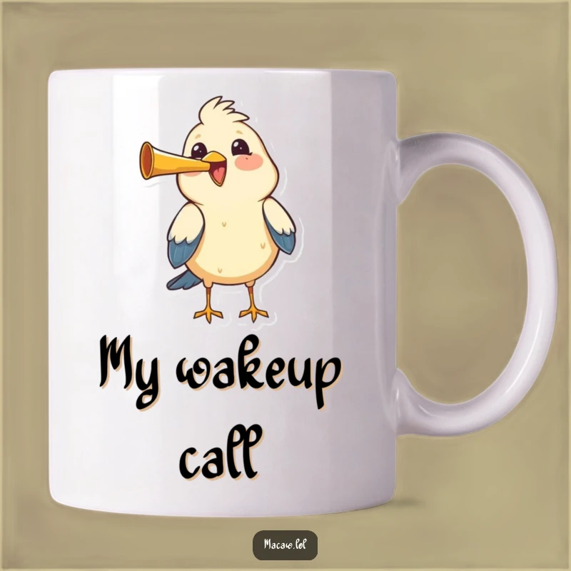 Funny Honking Bird Mug - Joyful Horn Player Character Gift!