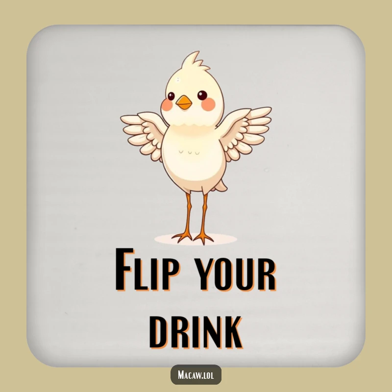 Funny Bird Headstand Coaster - Proud Balancing Table Protector