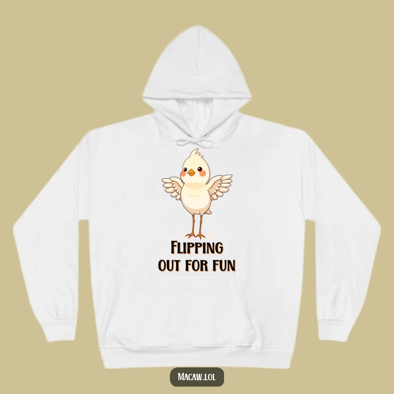 Funny Bird Headstand Hoodie - Cozy Proud Balancing Sweatshirt