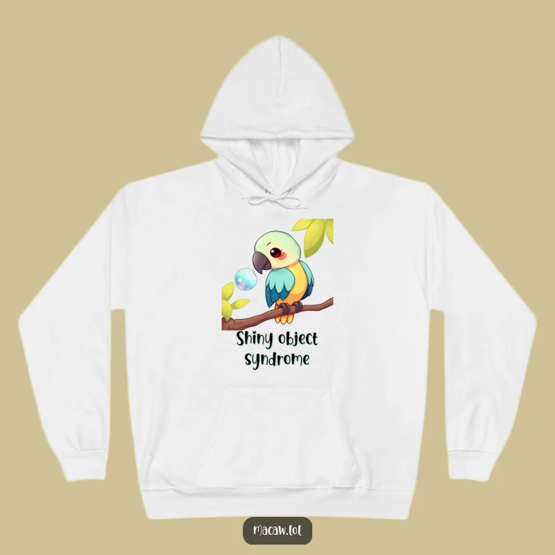 Funny Kawaii Macaw Hoodie: Cozy Curiosity Comfort, Perfect Bird Gift