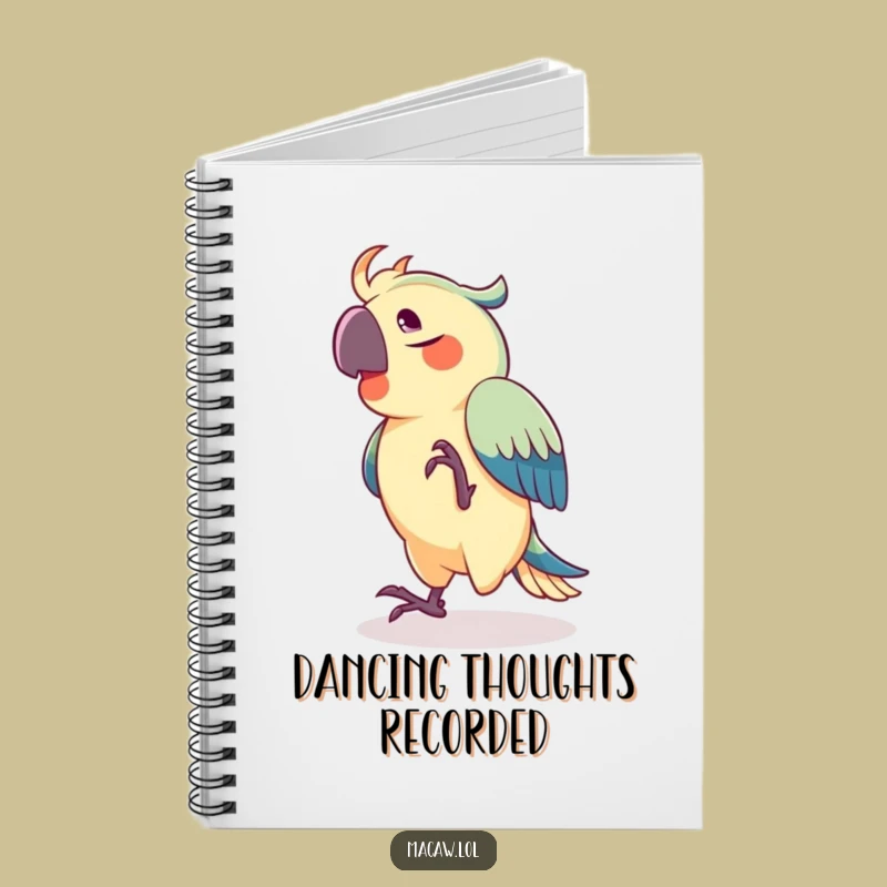 My Dance Notes: Funny Joyful Macaw Notebook for Creative Ideas