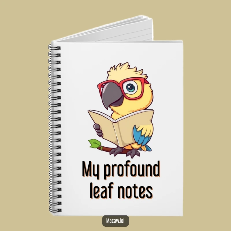 Funny Macaw Scholar Notebook: Journal for Intellectual Pursuits