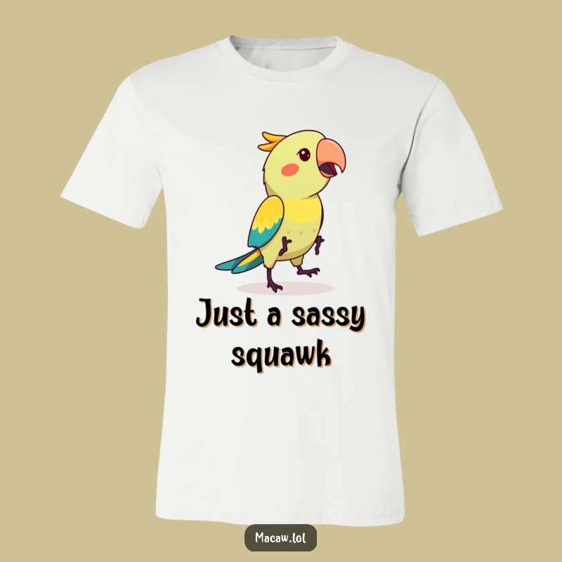 Funny Kawaii Macaw Hop Dance T-Shirt: Wearable Humor For Fun Lovers